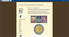 Desktop Screenshot of grupocoleccionistaspopayan.blogspot.com