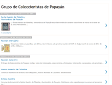 Tablet Screenshot of grupocoleccionistaspopayan.blogspot.com