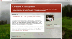 Desktop Screenshot of christianekmanagement.blogspot.com