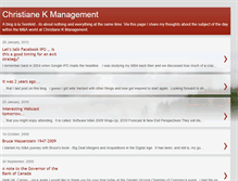 Tablet Screenshot of christianekmanagement.blogspot.com