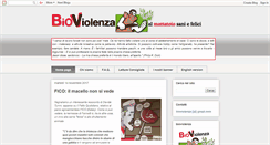 Desktop Screenshot of bioviolenza.blogspot.com