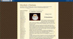 Desktop Screenshot of liberdadeecidadania.blogspot.com