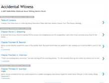 Tablet Screenshot of accidentalwitness.blogspot.com