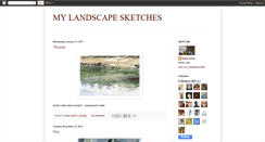 Desktop Screenshot of mylandscapesketches.blogspot.com