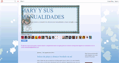 Desktop Screenshot of maryysusmanualidades.blogspot.com