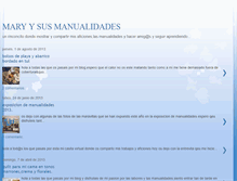 Tablet Screenshot of maryysusmanualidades.blogspot.com