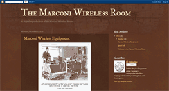 Desktop Screenshot of marconiwirelessroom.blogspot.com