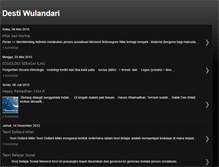 Tablet Screenshot of destiwd.blogspot.com
