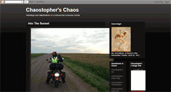 Desktop Screenshot of chaostopher.blogspot.com