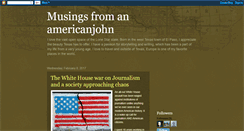 Desktop Screenshot of musingsfromanamericanjohn.blogspot.com