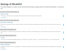 Tablet Screenshot of micahgirl.blogspot.com