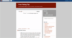 Desktop Screenshot of freefishingtips.blogspot.com