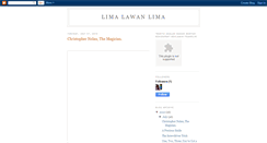 Desktop Screenshot of limalawanlima.blogspot.com