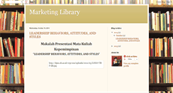 Desktop Screenshot of librarymarket.blogspot.com
