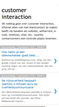 Mobile Screenshot of customerinteraction.blogspot.com