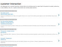 Tablet Screenshot of customerinteraction.blogspot.com