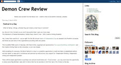 Desktop Screenshot of demoncrewreview.blogspot.com