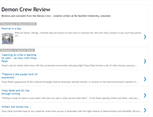 Tablet Screenshot of demoncrewreview.blogspot.com