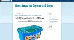 Desktop Screenshot of best-toys-for-3-year-old-boys.blogspot.com