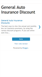 Mobile Screenshot of general-auto-insurance-discount.blogspot.com