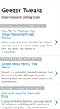 Mobile Screenshot of geezertweaks.blogspot.com