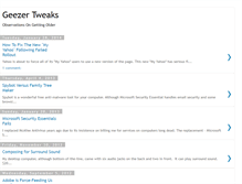 Tablet Screenshot of geezertweaks.blogspot.com