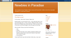 Desktop Screenshot of newbiesinparadise.blogspot.com