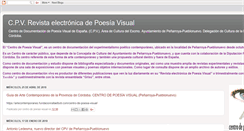 Desktop Screenshot of centrodepoesiavisual.blogspot.com