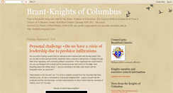 Desktop Screenshot of brant-knightsofcolumbus.blogspot.com