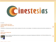 Tablet Screenshot of cinestesias.blogspot.com