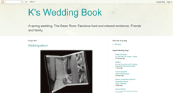 Desktop Screenshot of kweddingbook.blogspot.com