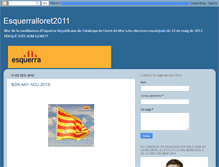 Tablet Screenshot of esquerralloret2011.blogspot.com
