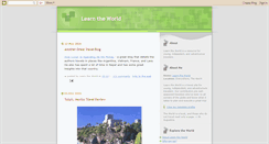 Desktop Screenshot of learntheworldtravel.blogspot.com