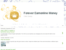 Tablet Screenshot of foreverearnonline.blogspot.com