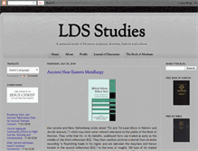 Tablet Screenshot of lds-studies.blogspot.com