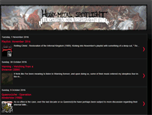 Tablet Screenshot of heavymetalspotlight.blogspot.com