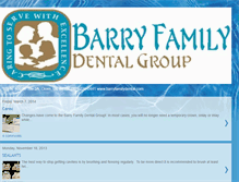 Tablet Screenshot of barryfamilydental.blogspot.com