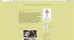 Desktop Screenshot of ewekeepmeinstitches.blogspot.com