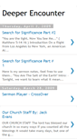 Mobile Screenshot of deeperencounter.blogspot.com