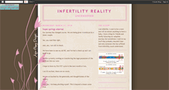 Desktop Screenshot of infertilityreality.blogspot.com