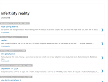 Tablet Screenshot of infertilityreality.blogspot.com