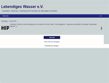 Tablet Screenshot of lebendiges-wasser.blogspot.com