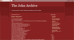 Desktop Screenshot of johnarchive.blogspot.com