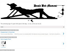 Tablet Screenshot of deathbedmoment.blogspot.com
