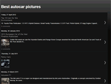 Tablet Screenshot of best-autocar-pictures.blogspot.com
