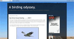 Desktop Screenshot of birdingodyssey.blogspot.com