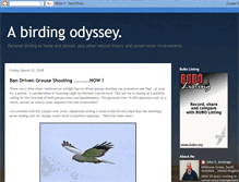 Tablet Screenshot of birdingodyssey.blogspot.com