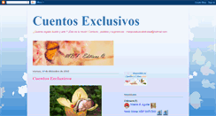 Desktop Screenshot of cuentos-exclusivos.blogspot.com
