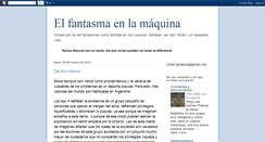 Desktop Screenshot of fantasmaenlamaquina.blogspot.com