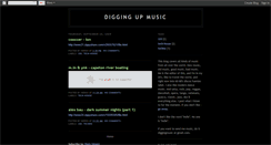 Desktop Screenshot of diggingmusic.blogspot.com